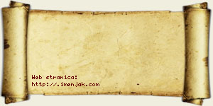 Natalija Hrnjaković vizit kartica